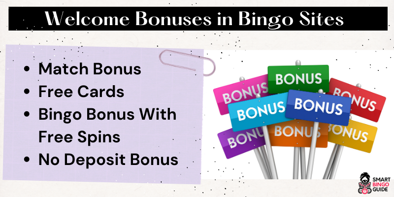 Compare all good bingo sites welcome bonuses - bonus flags