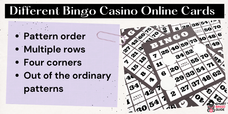 Different Bingo Casino Online Cards