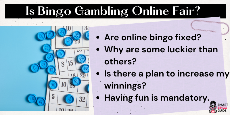 Is Bingo Gambling Online Fair? - Casino Bingo Cards
