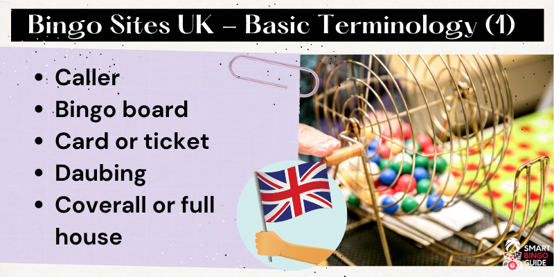 UK flag - New and best online bingo sites UK reviews - Terminology