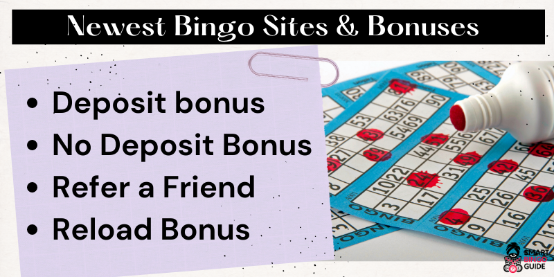 New bonuses at newest online bingo sites