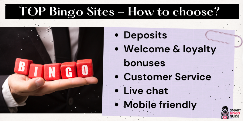 Tips when choosing from TOP ten 10 bingo sites