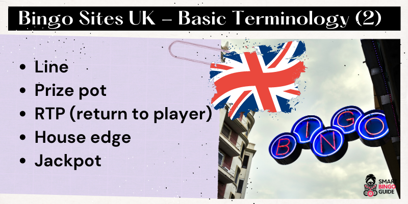 Top and best bingo sites online UK reviews - Terminology