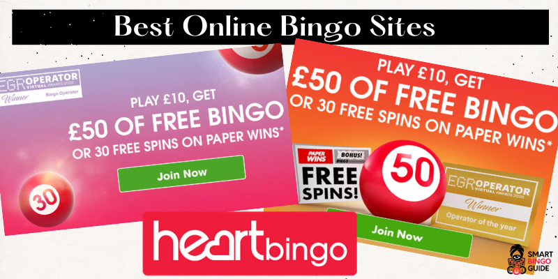 Trusted and the best online bingo sites UK 2023 - HeartBingo