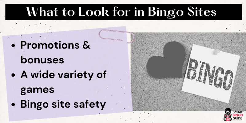 What to Look for in online gambling bingo casino sites