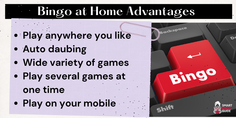 Bingo at home online for PC - 5 Advantages