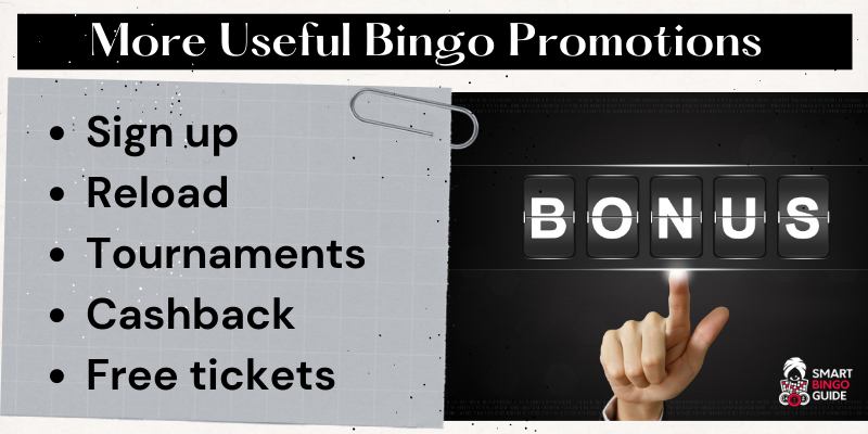 Additional promotions of free online bingo no deposit bonuses required - Bonus sign