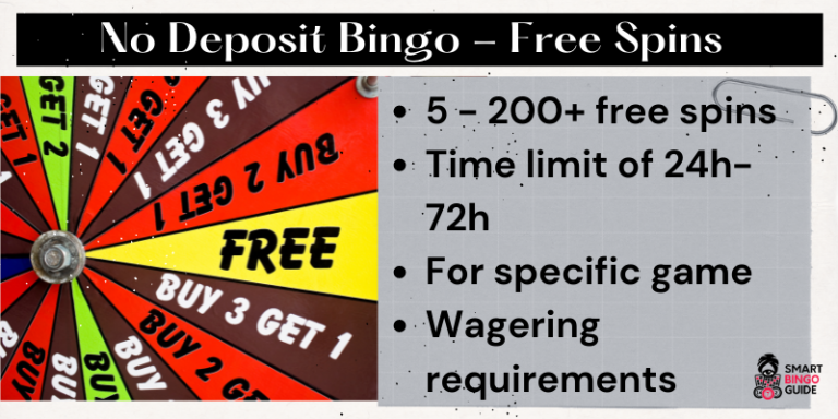 cashable no deposit bingo bonus