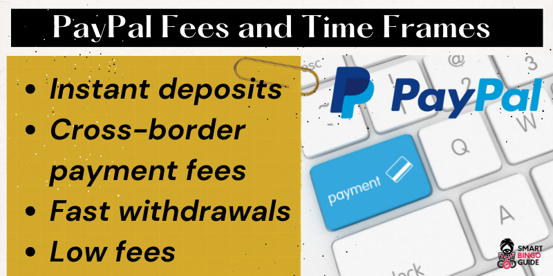 Bingo sites using PayPal fees and time frames