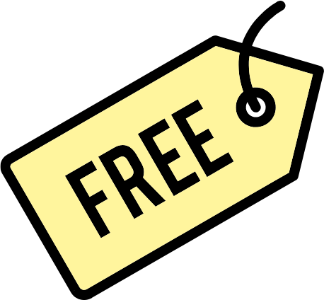 Free sign in label