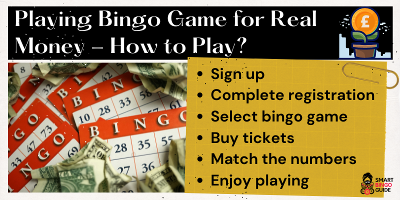 Playing bingo game online for real money - Bingo sign up steps