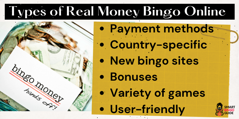 Tips where to play bingo games for real money online - Bingo money jar