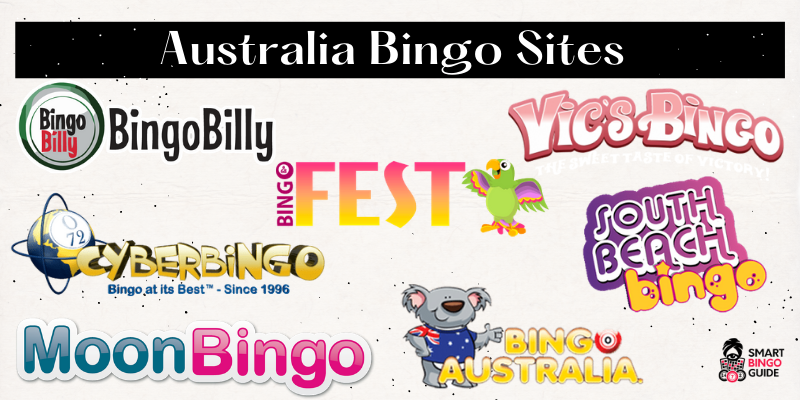 Australia bingo sites online with bingo logos