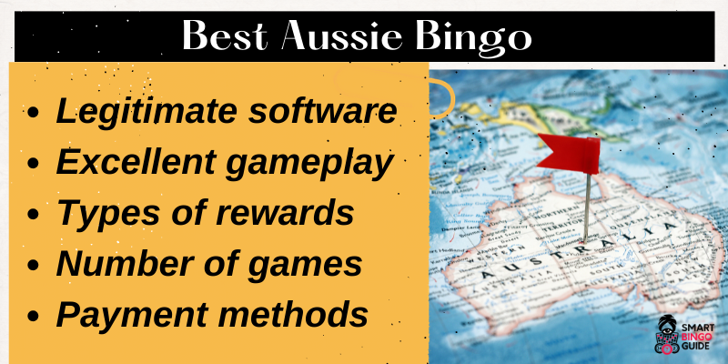 Best Aussie bingo tips list - AU map