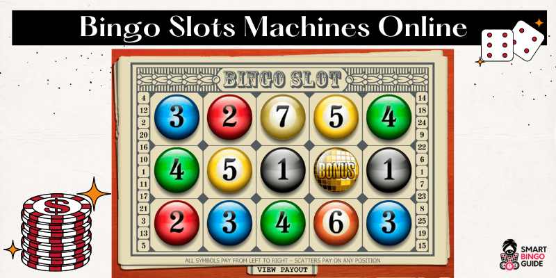 Online bingo and slots machines games - Dice, chips