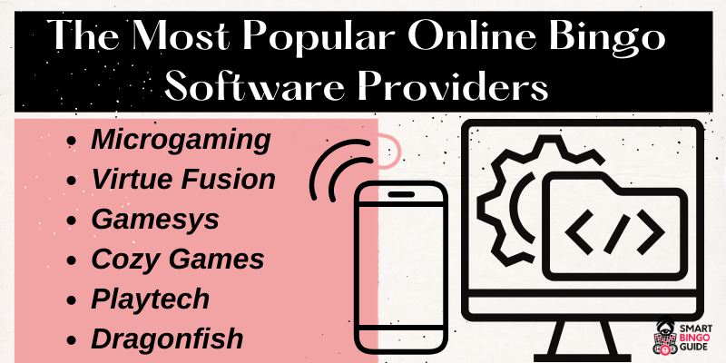 The most popular online bingo software providers - PC, smartphone