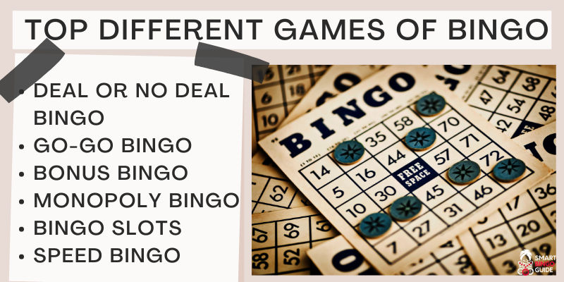 List of best & different types of bingo games to play online