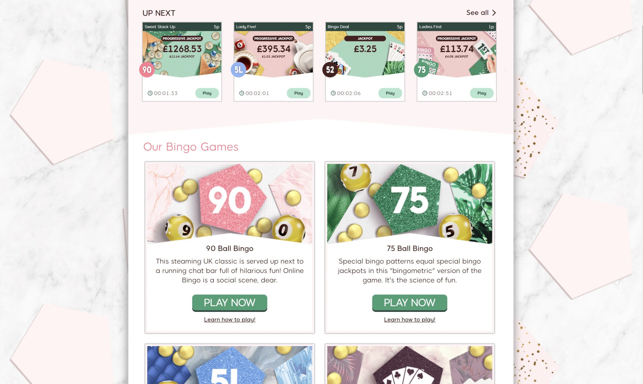 888ladies play online bingo games rooms - 888 ladies slots free spins